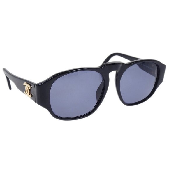 Chanel Sunglasses Eyewear Black Small Good - Picture 1 of 8